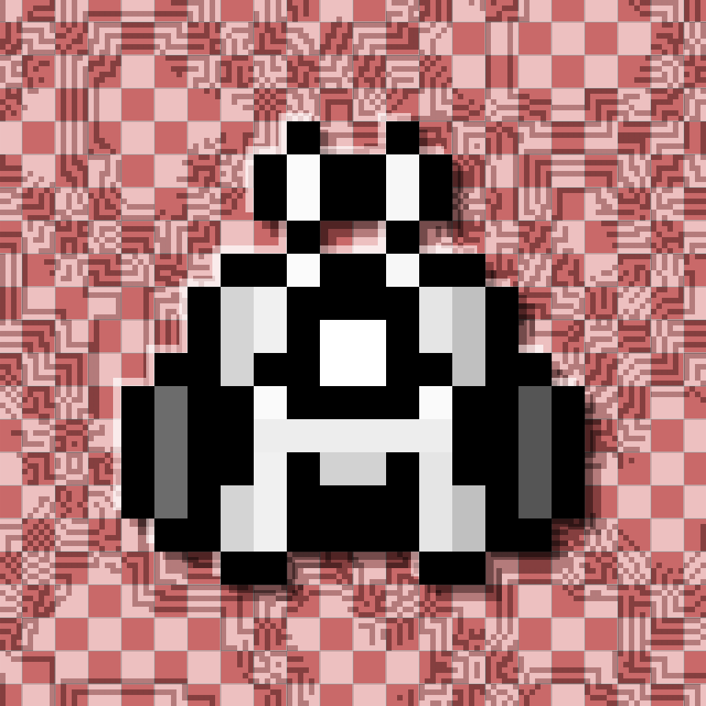 Pixel Spaceships Solos #307 static NFT preview