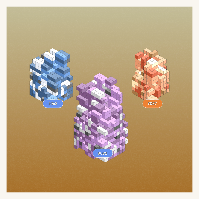 Pokeblocks Squad #4 static NFT preview