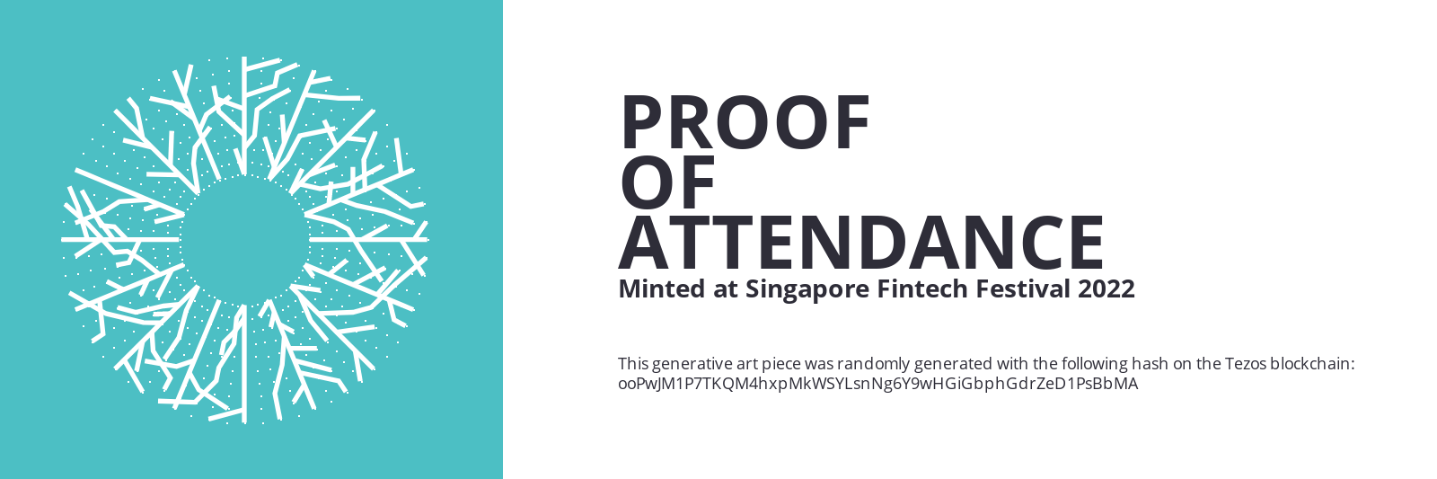 SFF2022 Proof of Attendance Token #1392 static token preview