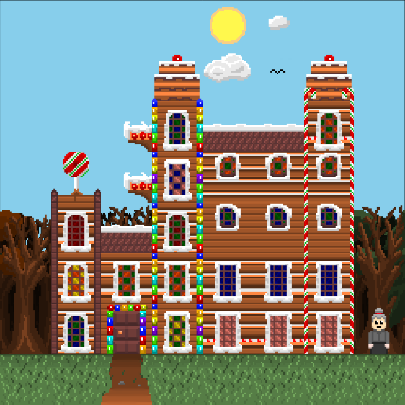 2D Mansion Candy House #32 static token preview