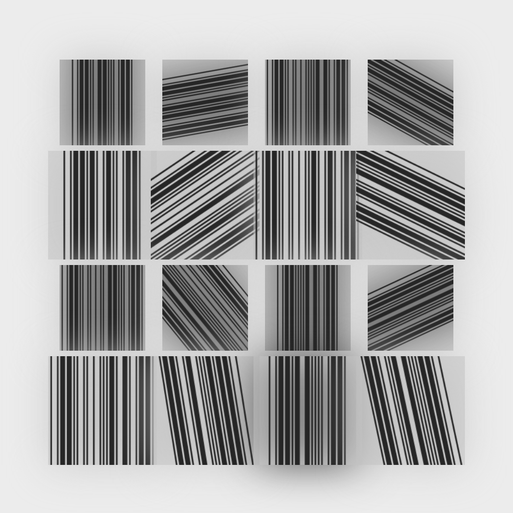 barcode(fxhash) #437 static NFT preview