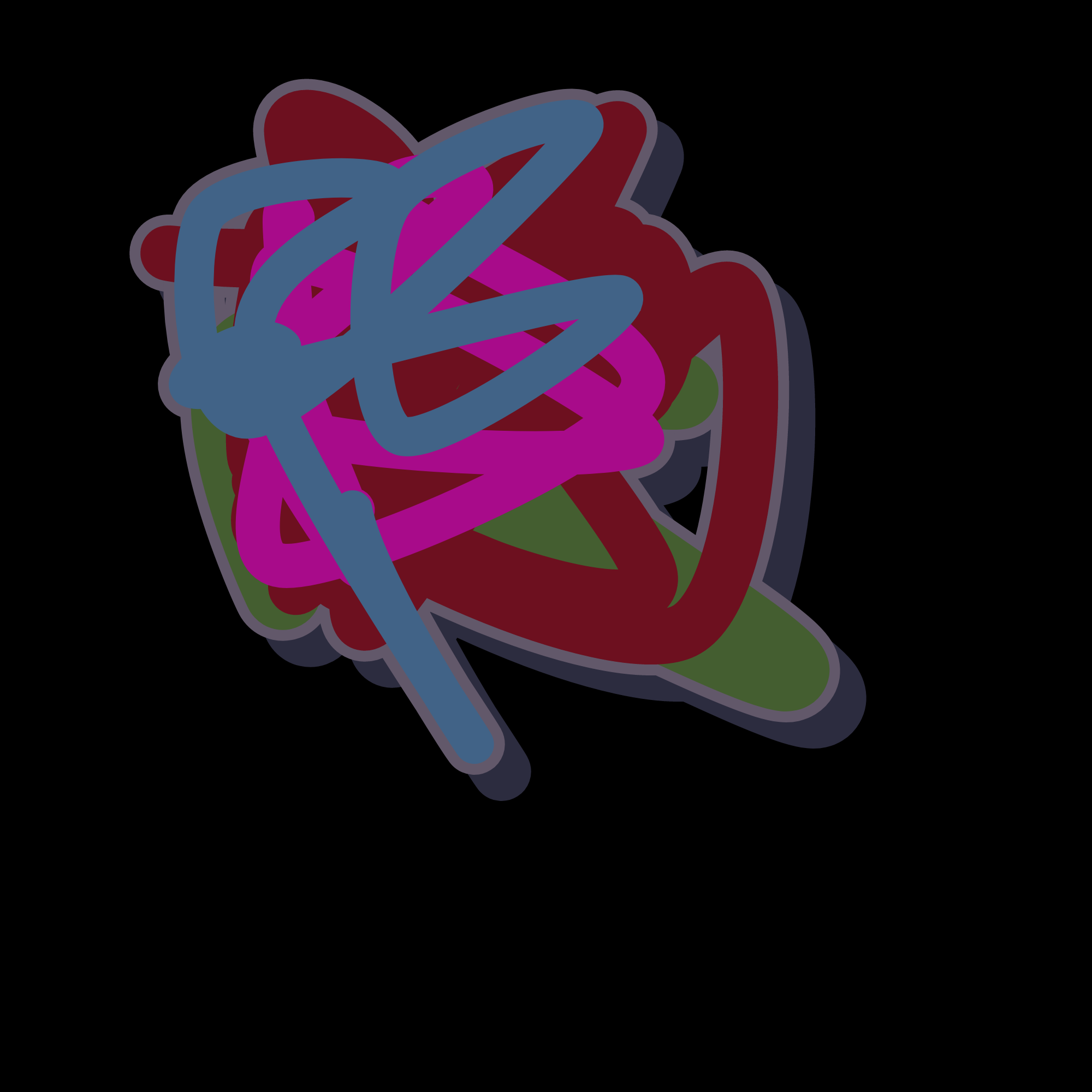 Generative Gestural Abstraction 1 #15 static NFT preview