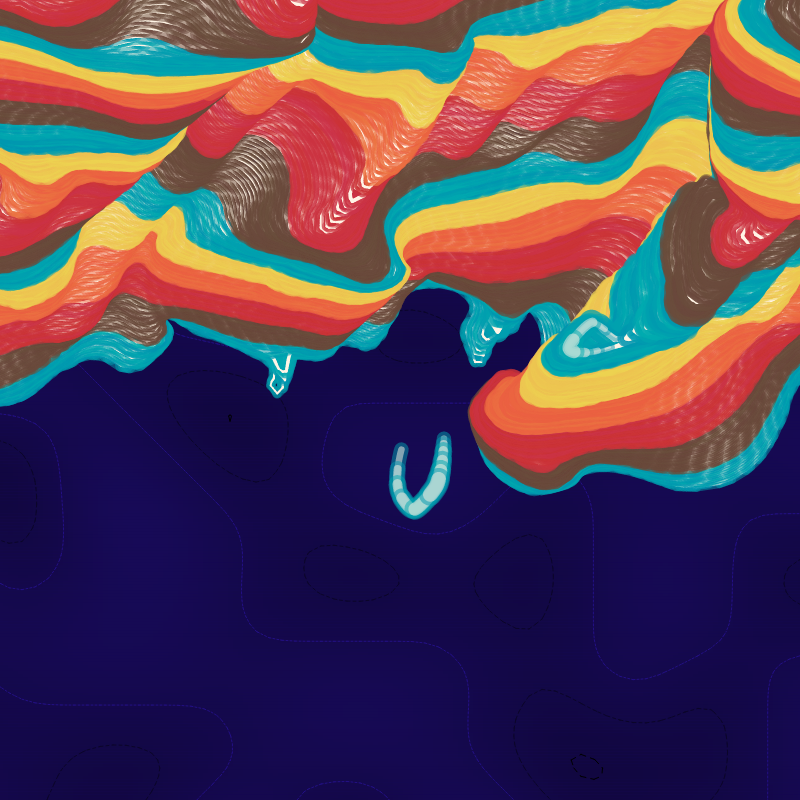 Meander River Plot v1 #53 static NFT preview