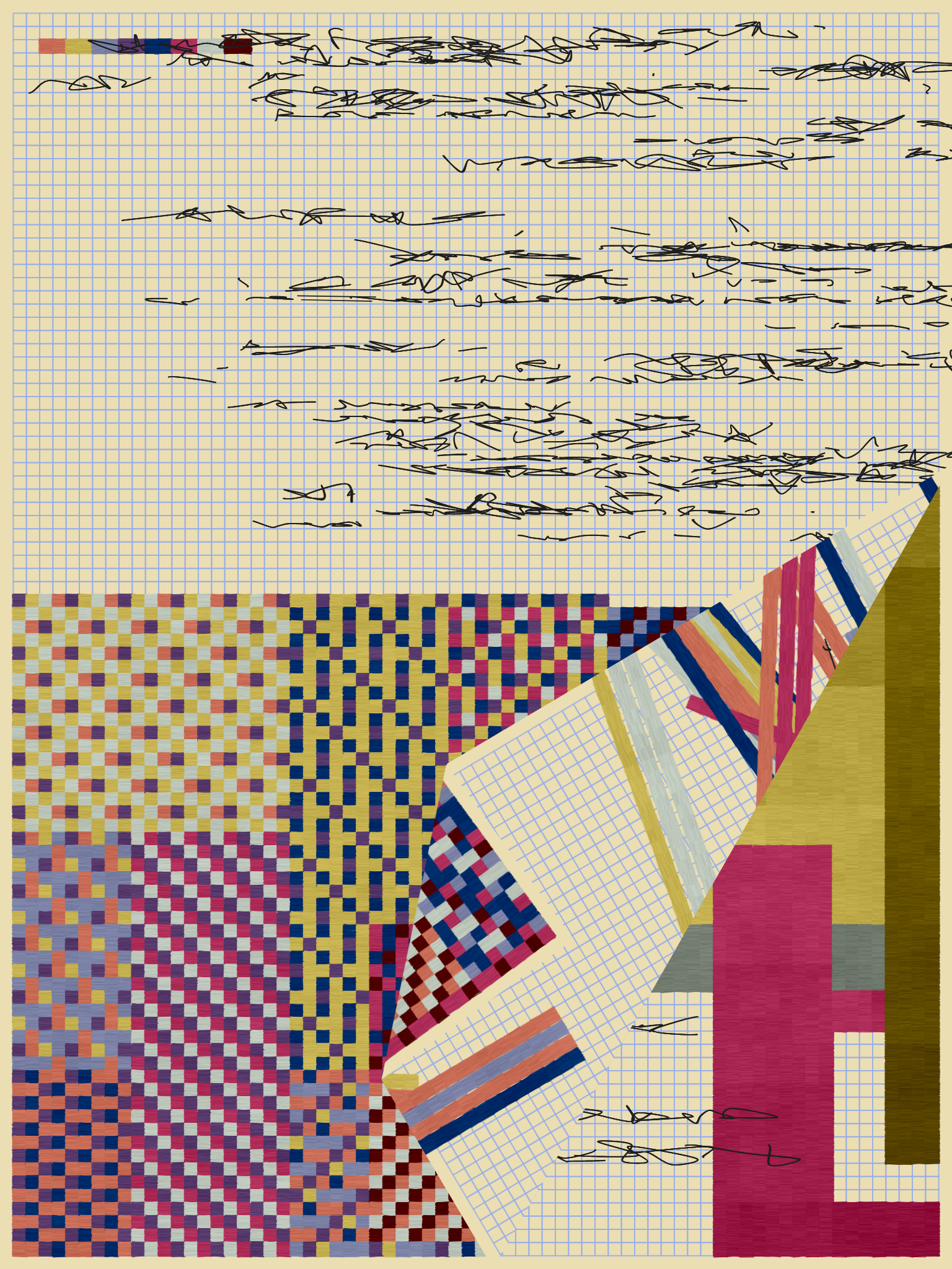 All Fold: Sketch #58 static NFT preview