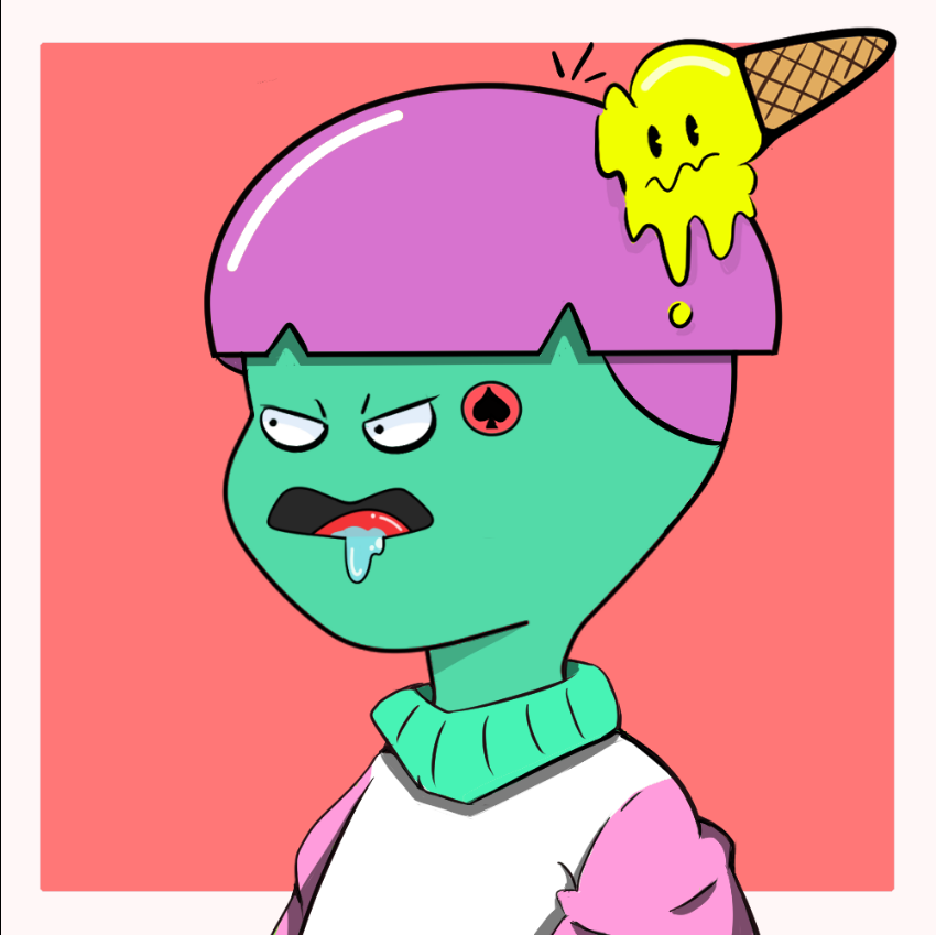 Jelly dudes #1413 static NFT preview