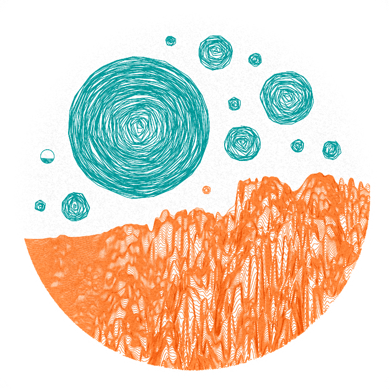 Plottable Mountain Moons #507 static NFT preview