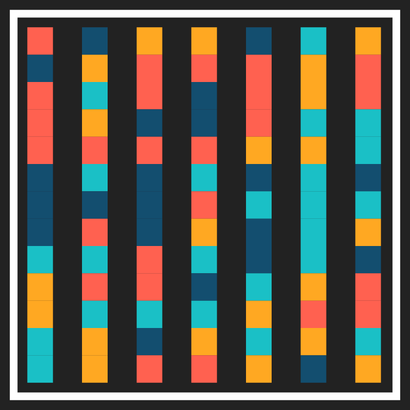 pillars of randomness #25 static token preview