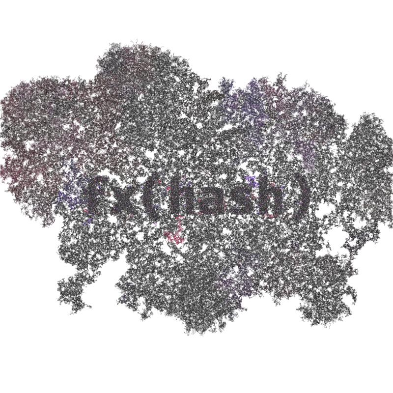 FXHASH Generative Logo #555 static token preview