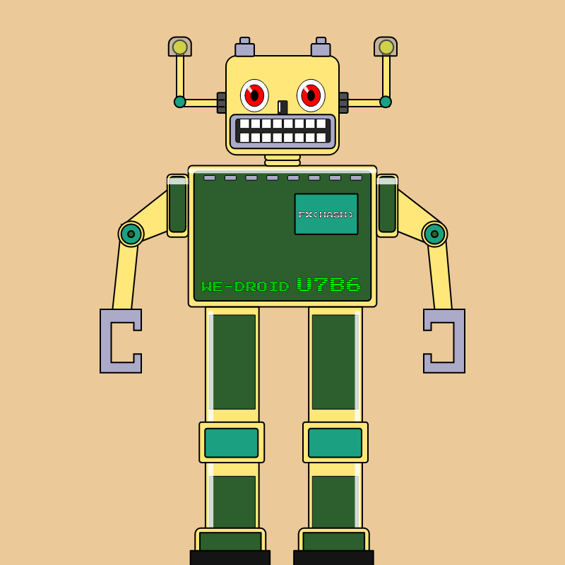 WE-DROIDs #77 static NFT preview