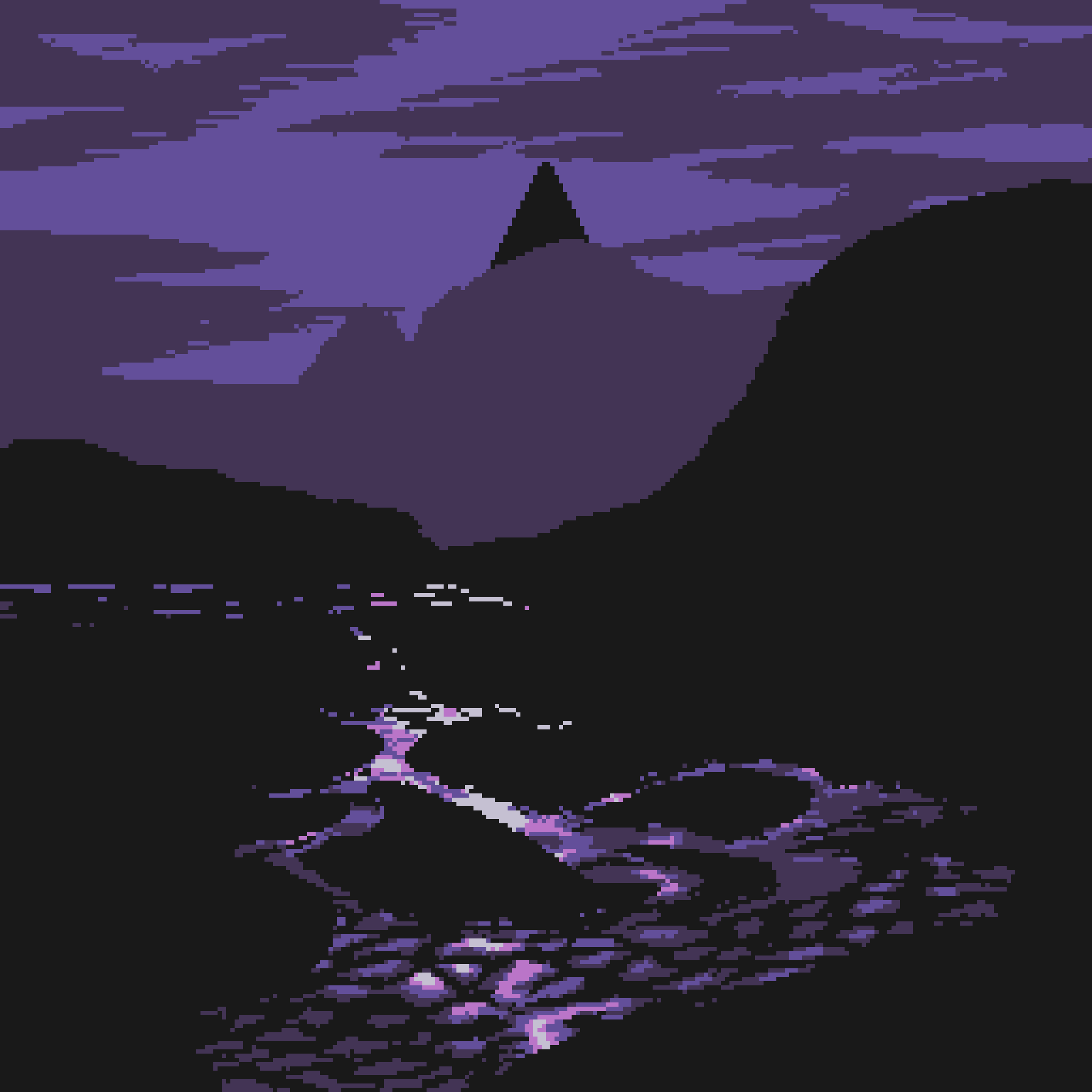 Pixel Sunset #81 static NFT preview