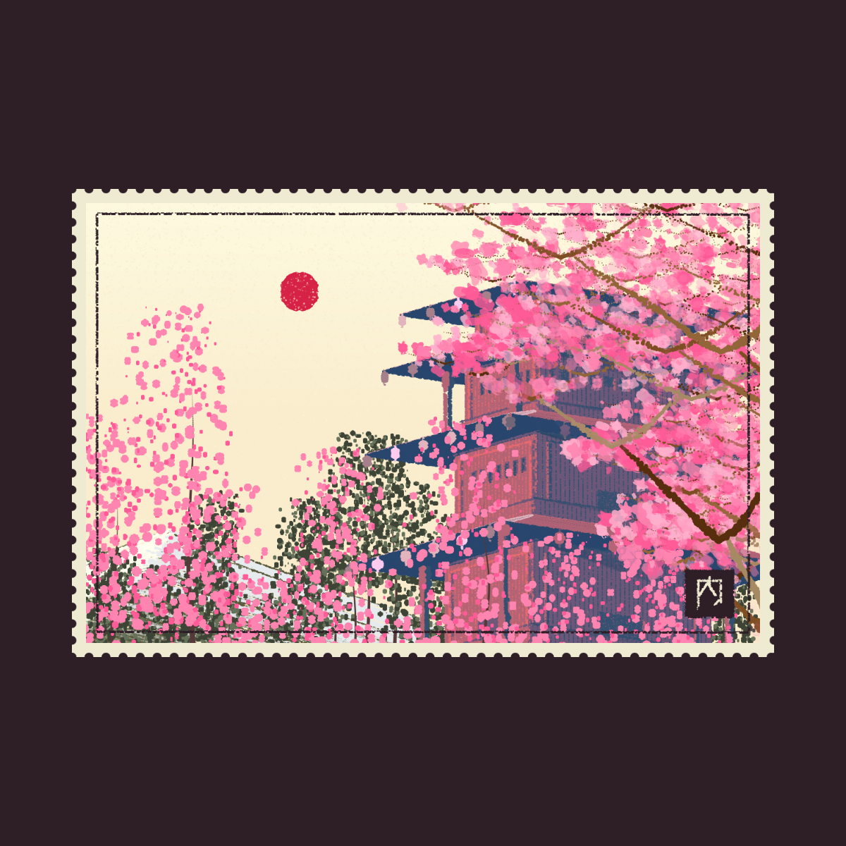 ABANDONED TEMPLE 廃寺 #124 static token preview