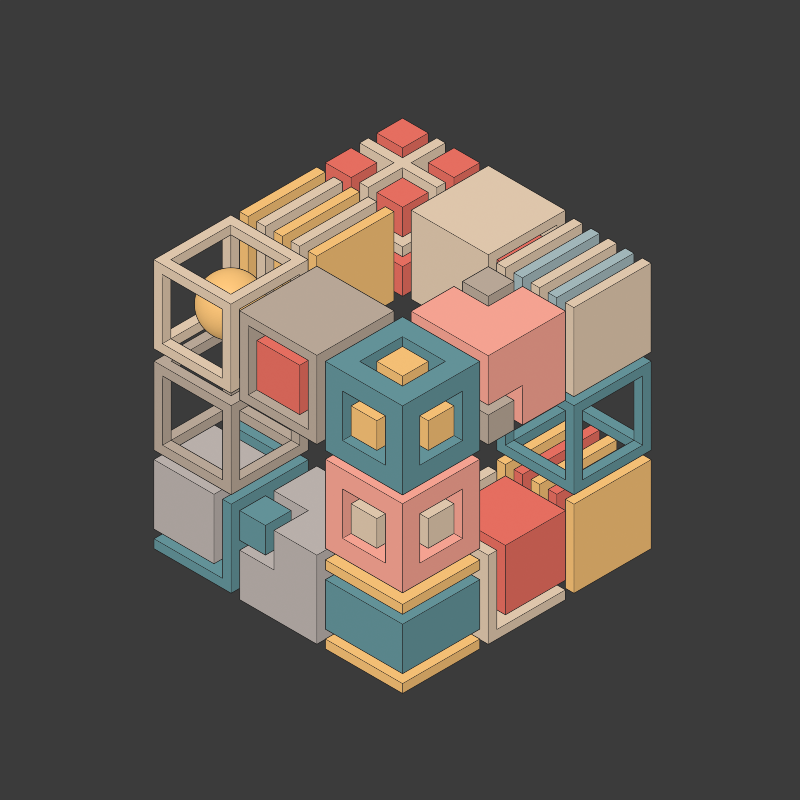 Chroma-Cube #250 static NFT preview