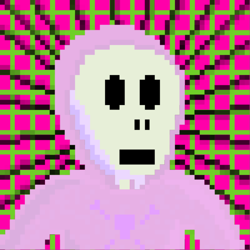 PIXEL SKULLETTI 1 #177 static NFT preview