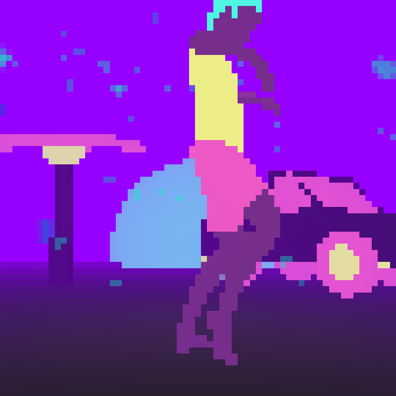 Sunset Dancers #3 static token preview