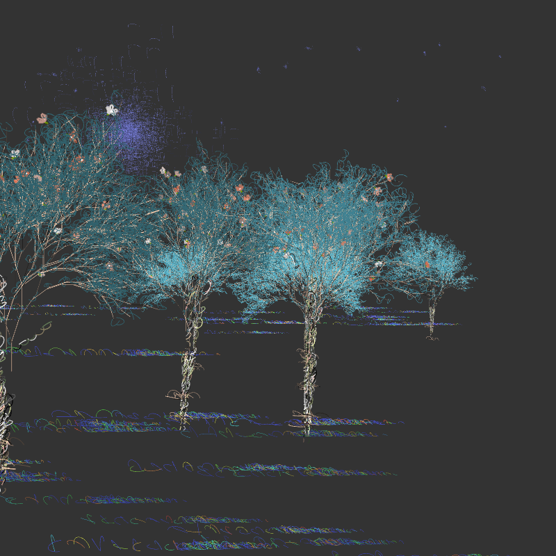 Black winter forest #54 static token preview