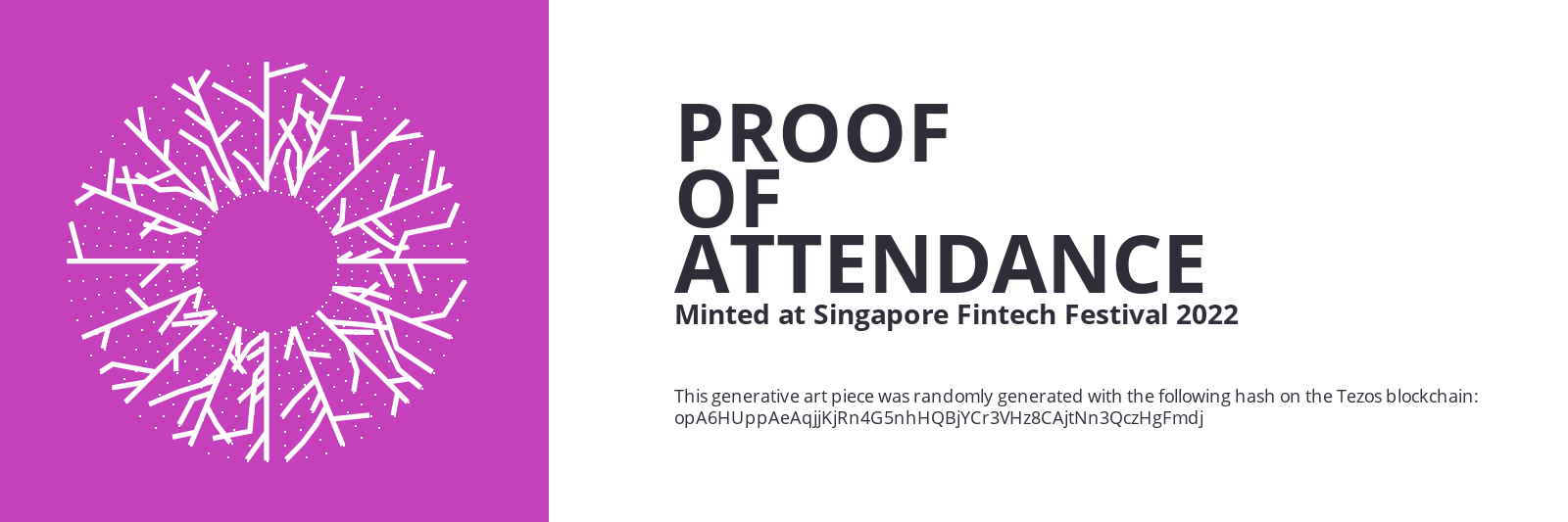 SFF2022 Proof of Attendance Token #653 static token preview