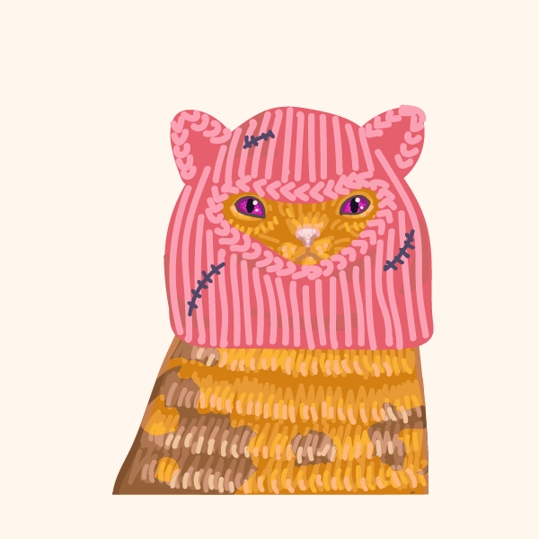 Kittens in balaclavas #19 static token preview