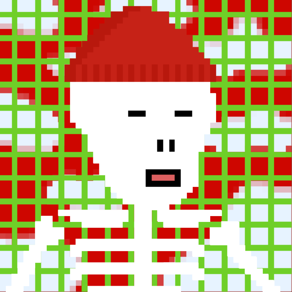 PIXEL SKULLETTI 1 #226 static token preview