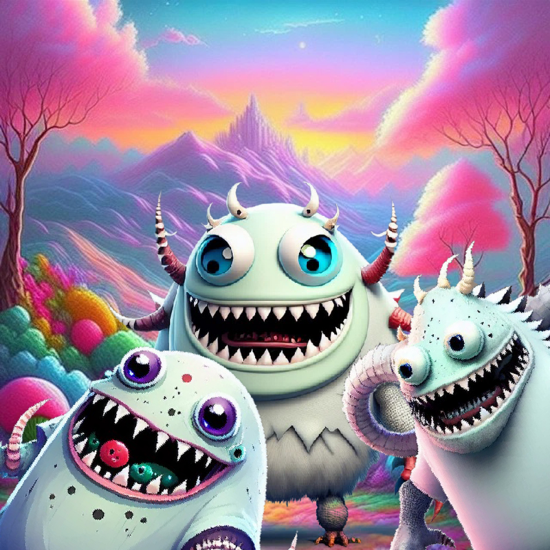 Candy Monsters #1 static token preview