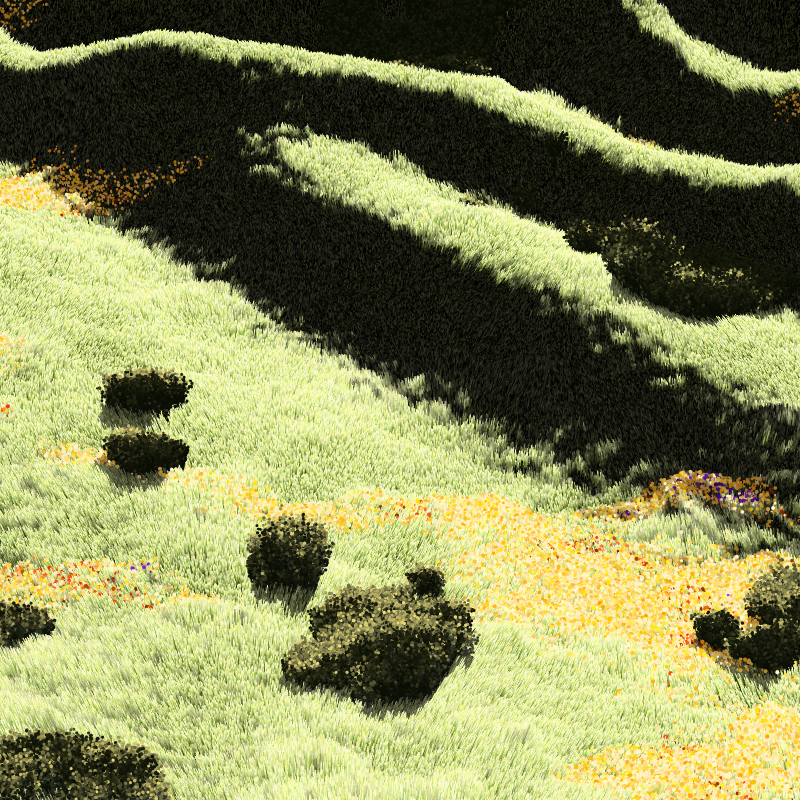 California Hills in Late Sun #83 static NFT preview
