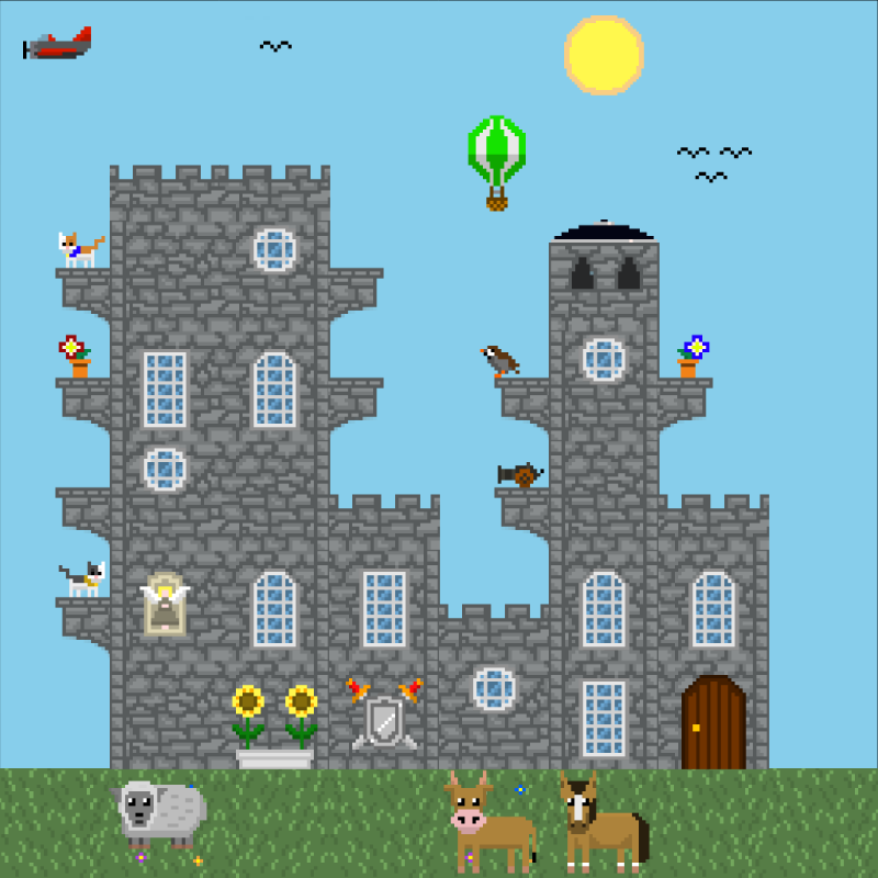 2D Mansion #892 static NFT preview