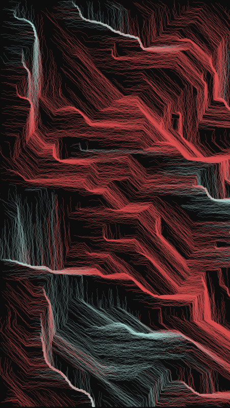 Algoscapes | Rock-face #382 static token preview