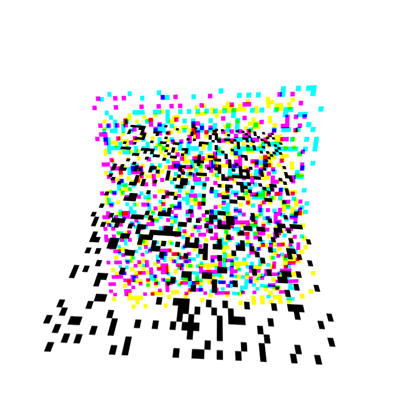 CMYK Decay #35 static NFT preview