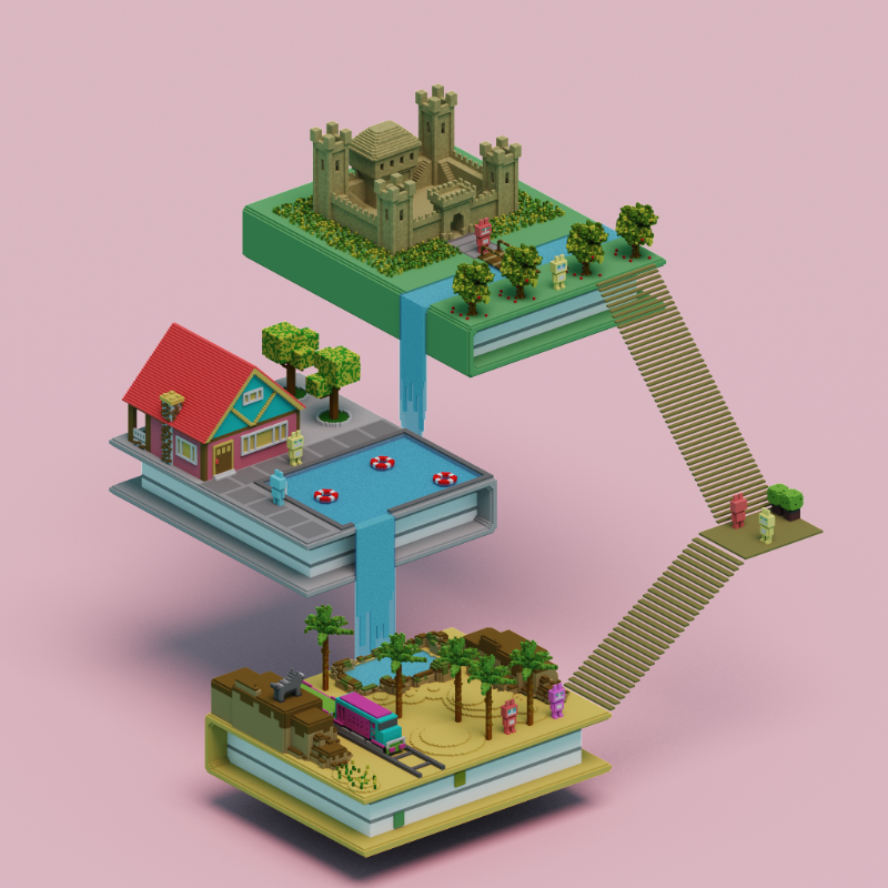 Books and islands #3 static token preview