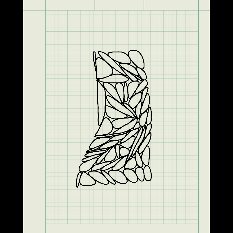 sketch: cairn() #32 static NFT preview