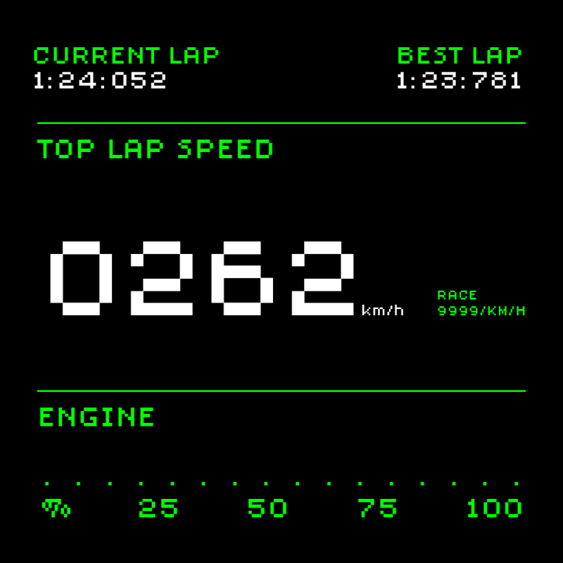 F-1RacingTez #256 static NFT preview