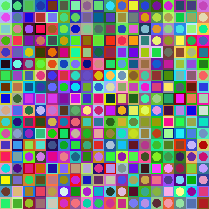 Square Dot Composition #498 static NFT preview