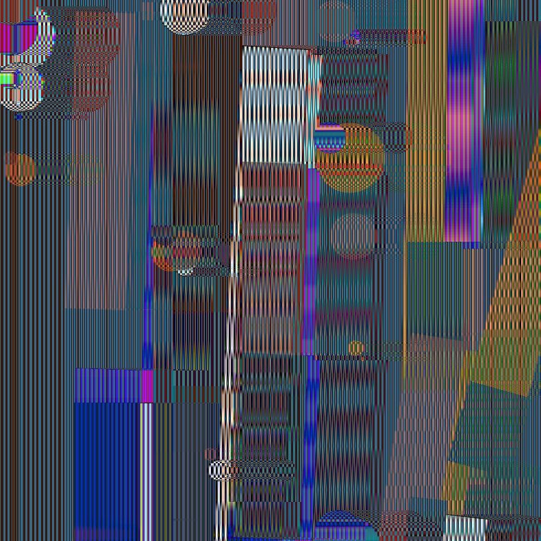 Technicolor Winter (after dead flowers) #74 static NFT preview