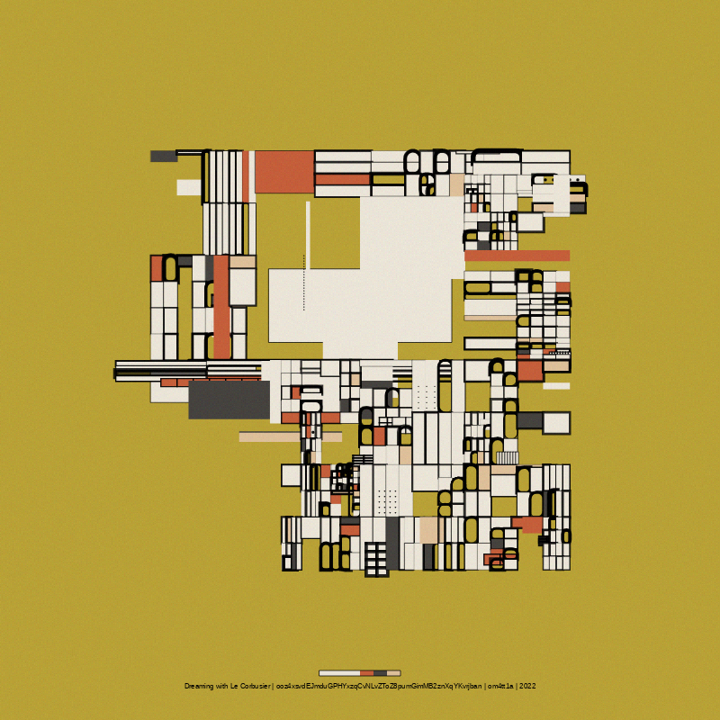 Dreaming with Le Corbusier #117 static NFT preview