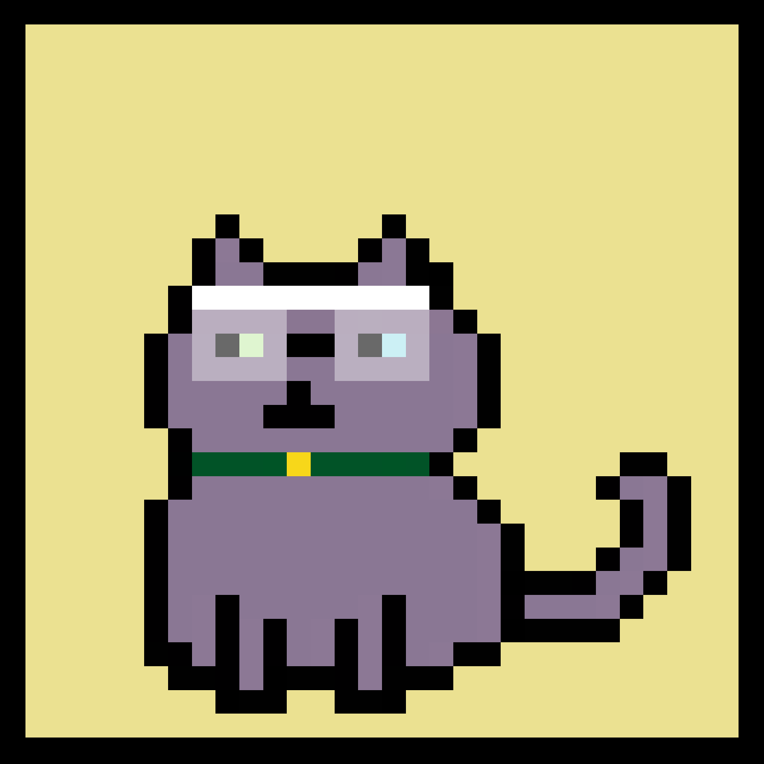 Lazy Kitties #1576 static token preview