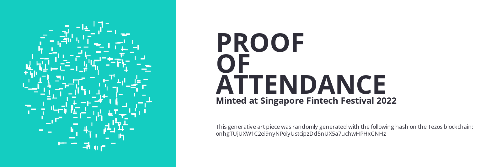 SFF2022 Proof of Attendance Token #1023 static token preview