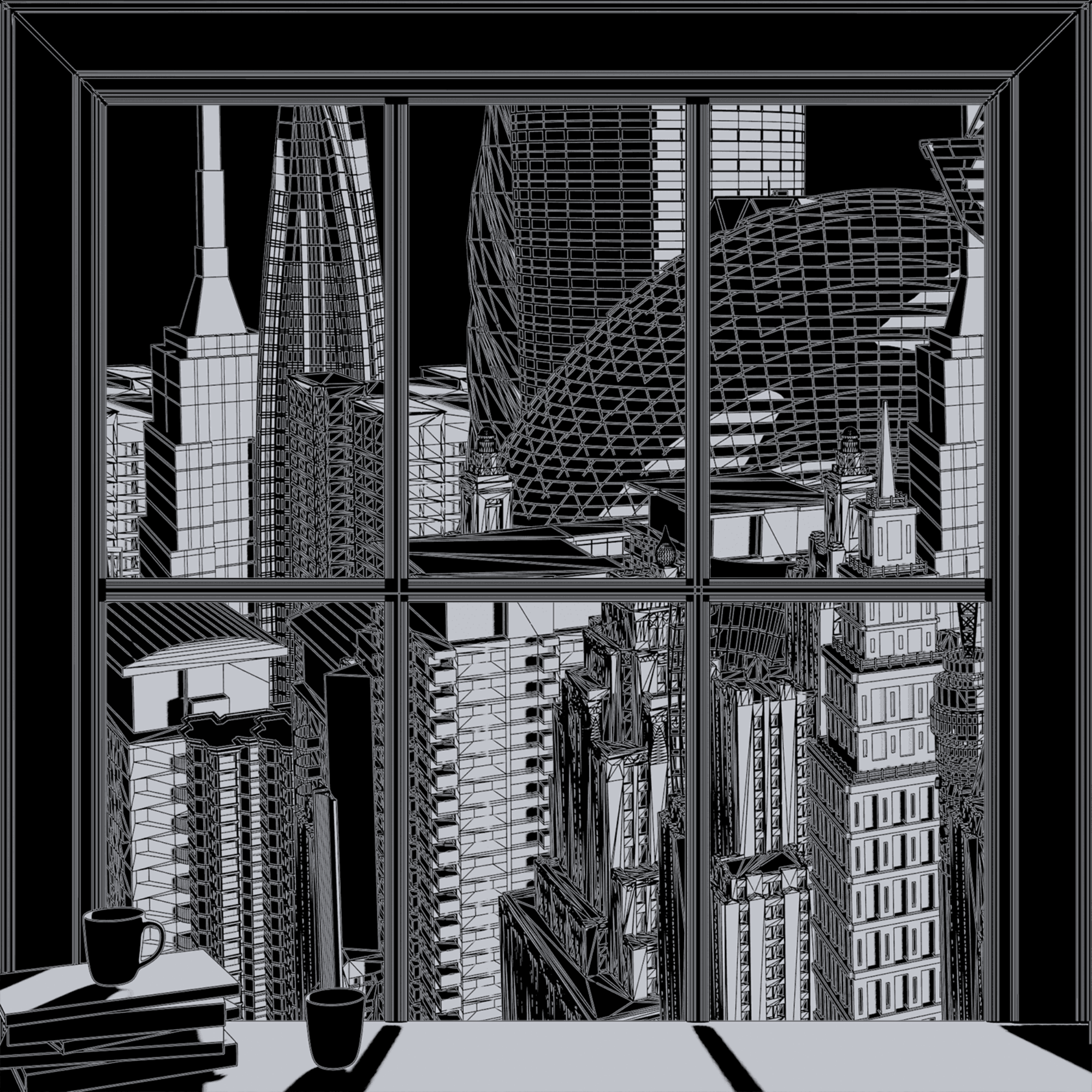 City View #392 static NFT preview