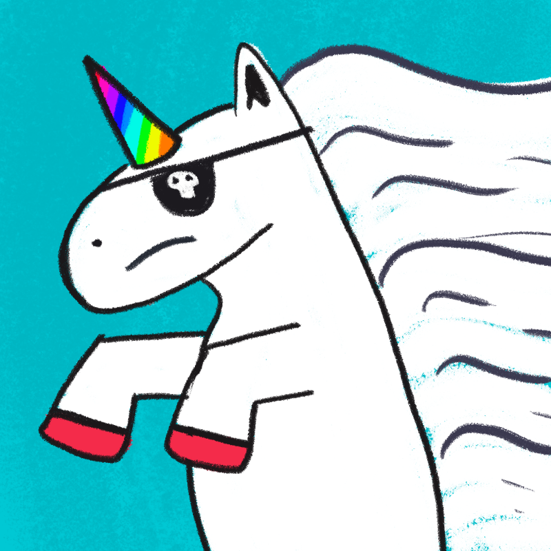 Peculiar unicornos #475 static token preview