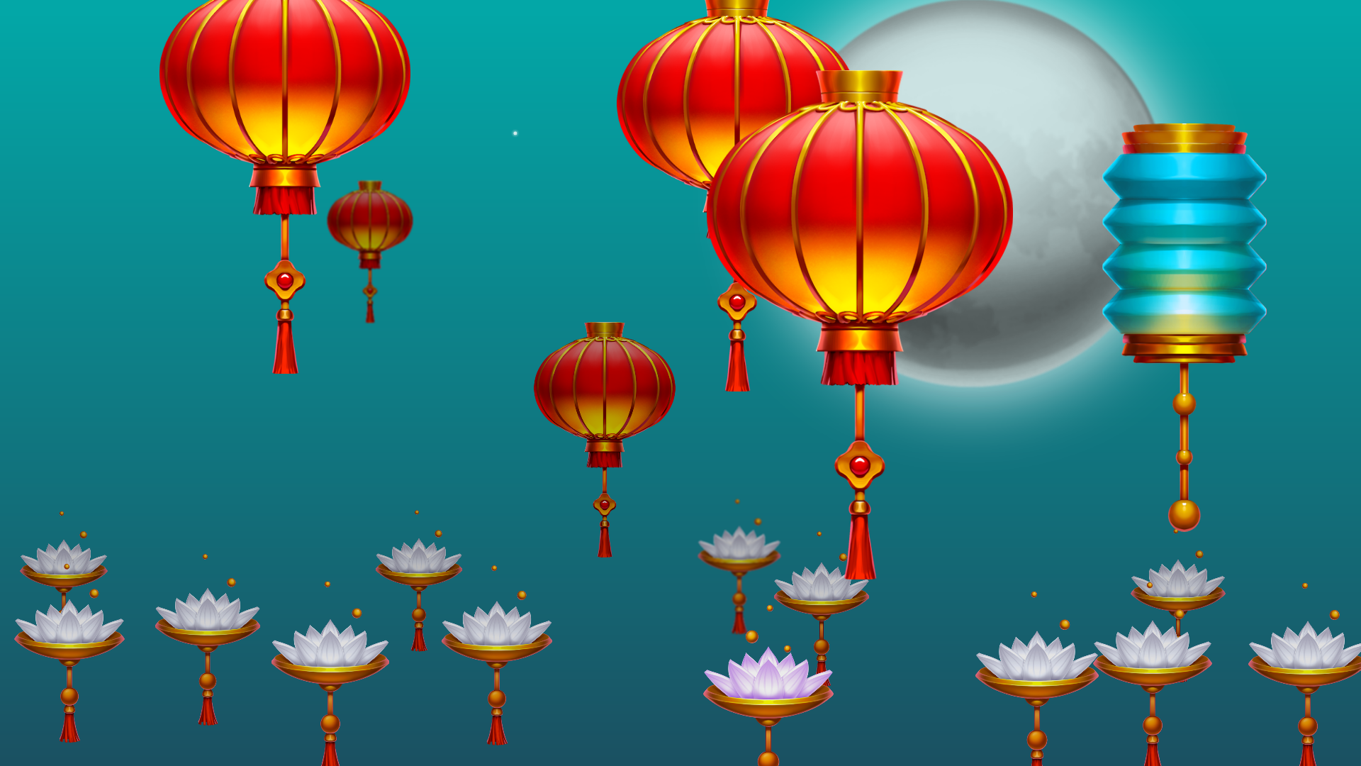 Mooncakes: Happy Mid Autumn Festival 2022 #3382 static NFT preview
