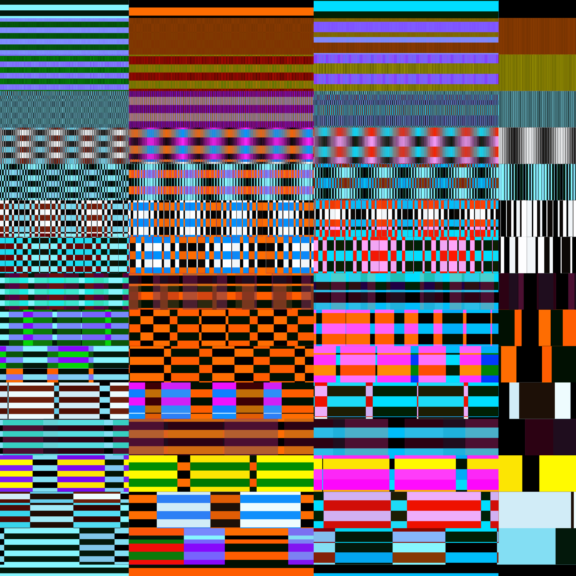 Glitchometry Stripes #37 static token preview