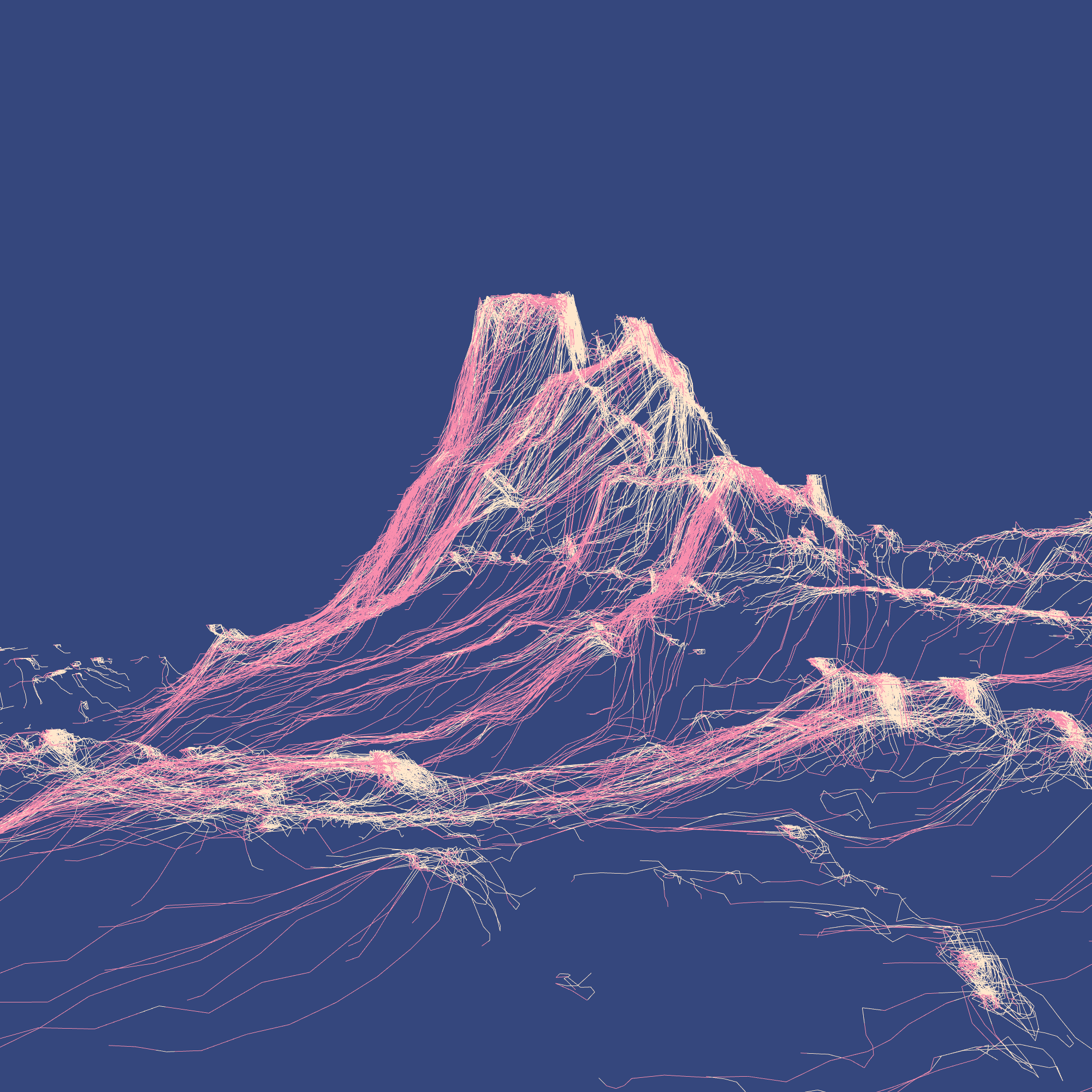 Ridge Scribbles #54 static NFT preview