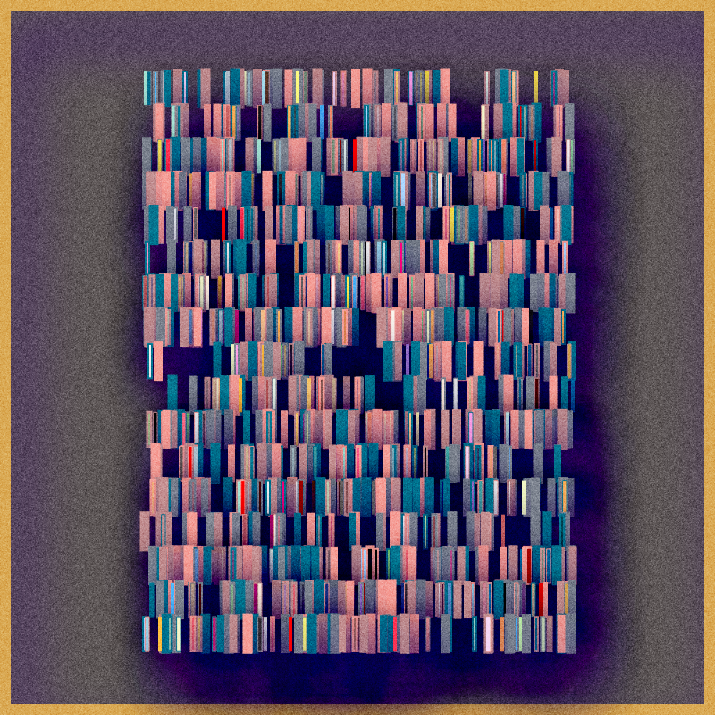Floating Bookshelves #66 static NFT preview