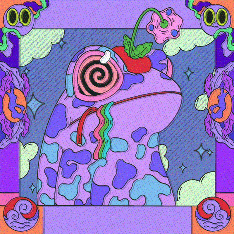 Blue Toad #71 static NFT preview