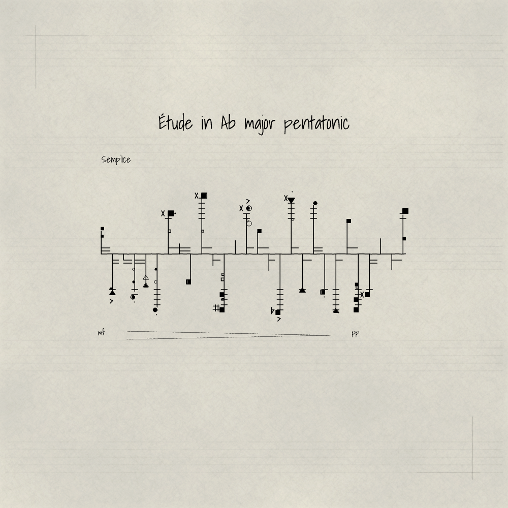 Études(Reissued) #38 static NFT preview