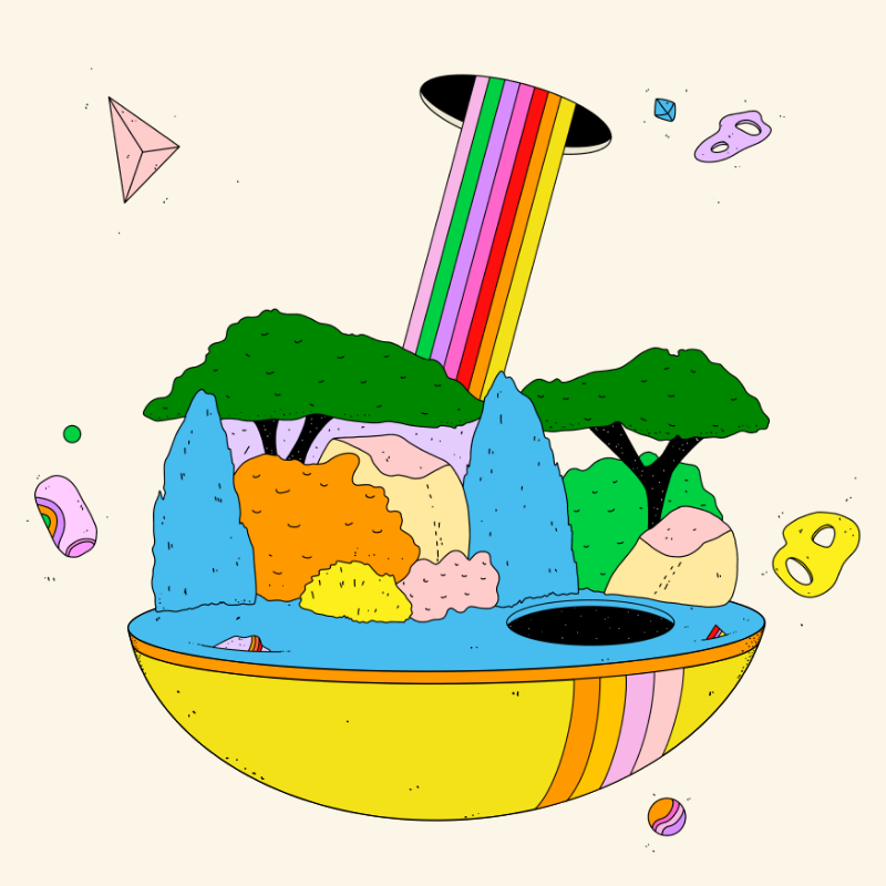 🌈🌴🪐 #49 static token preview