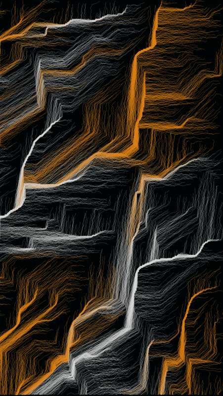 Algoscapes | Rock-face #505 static token preview