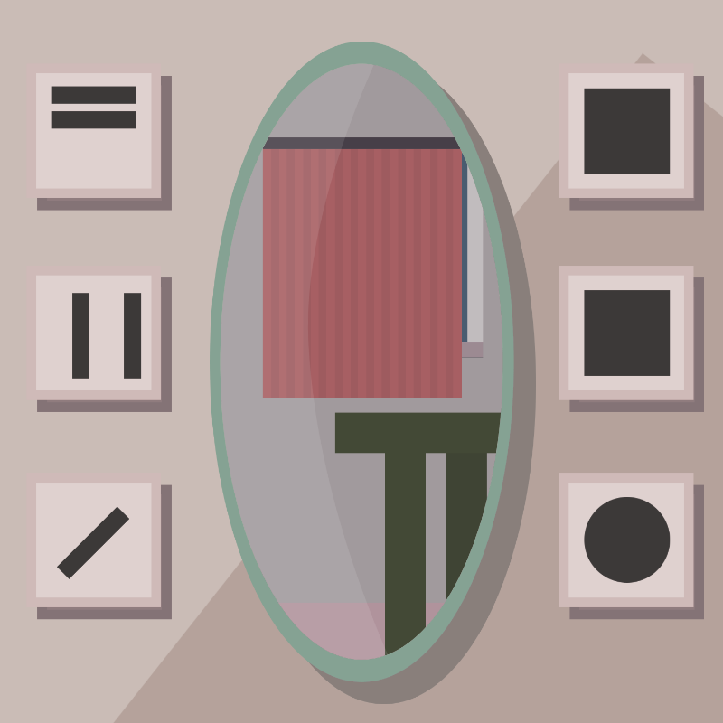 A moon in\and the mirror. #50 static NFT preview