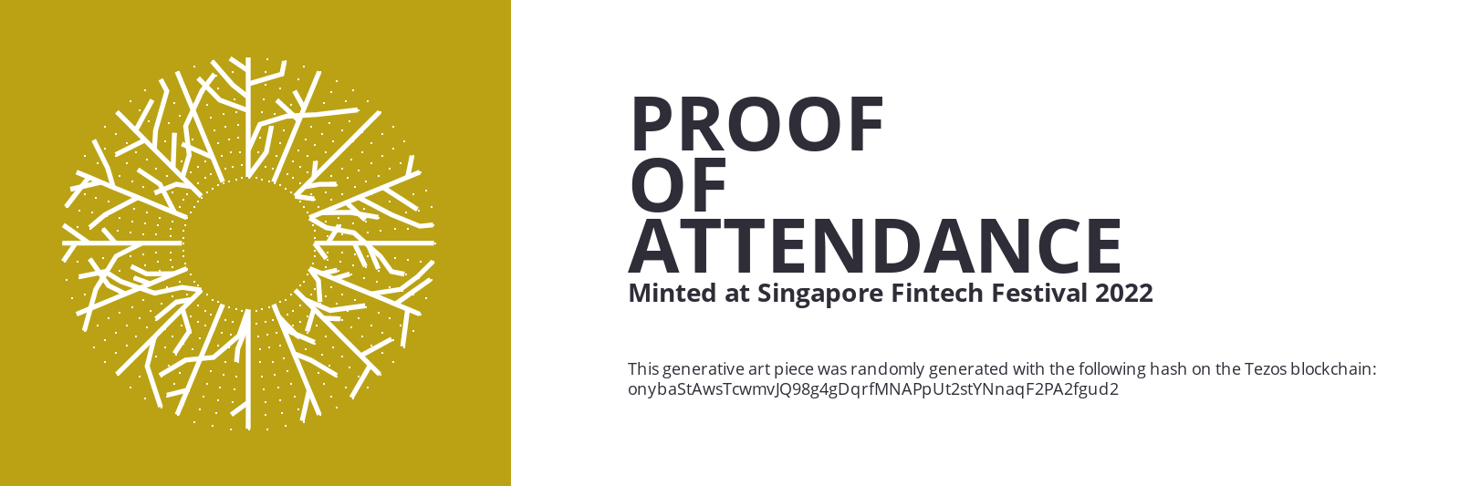 SFF2022 Proof of Attendance Token #560 static token preview