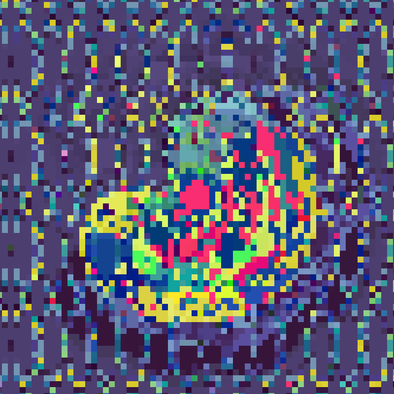 Psychedelic Pixels #34 static token preview