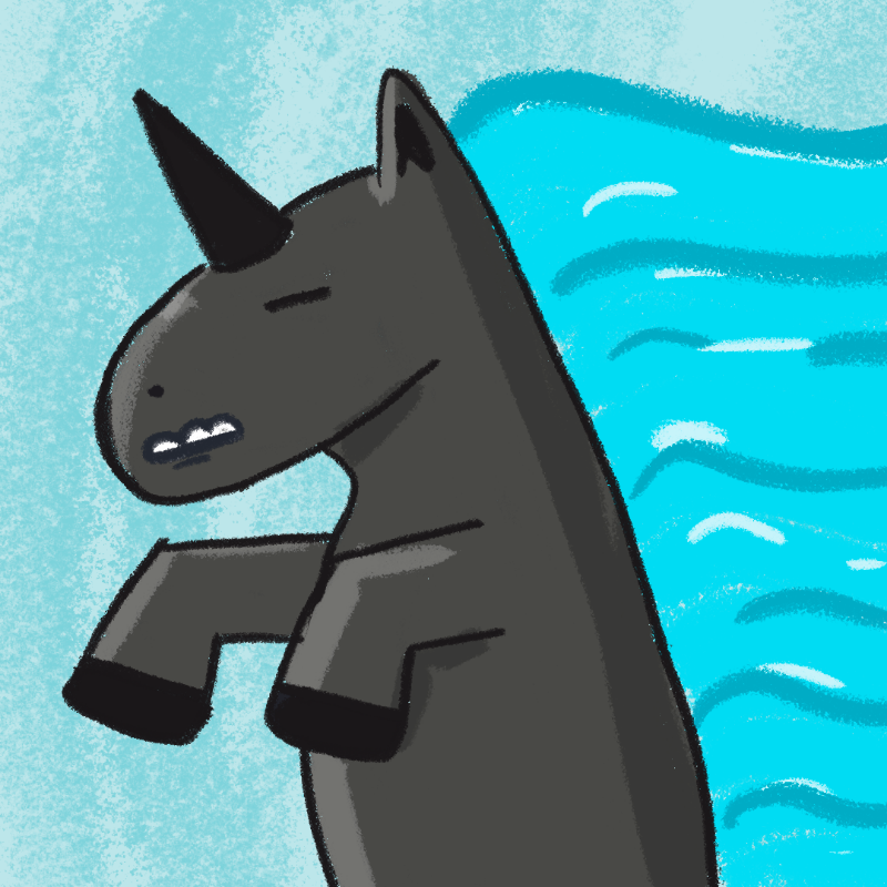 Peculiar unicornos #28 static token preview