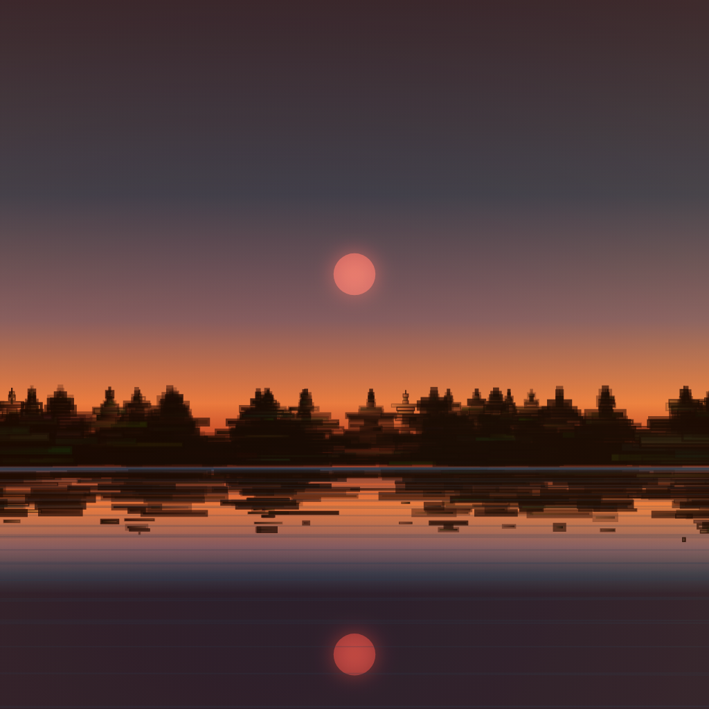 trees.on.lake #53 static NFT preview